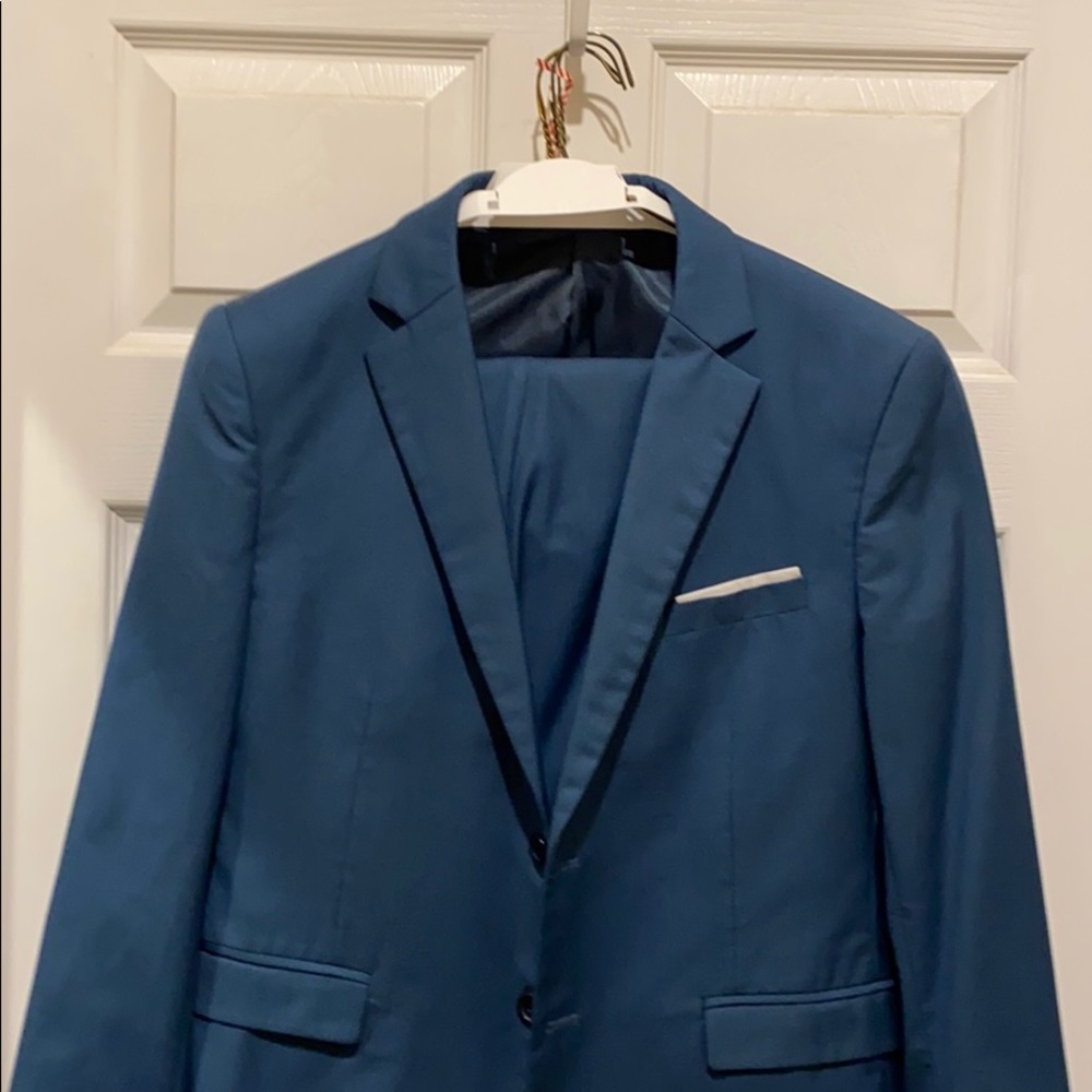 3 Piece Teal colored Suit